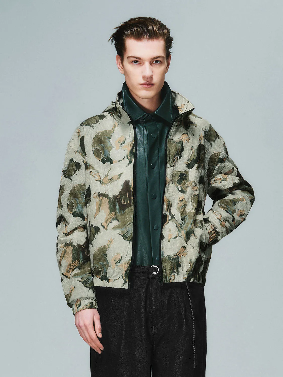 Hoodie Zip Up Front Jackets