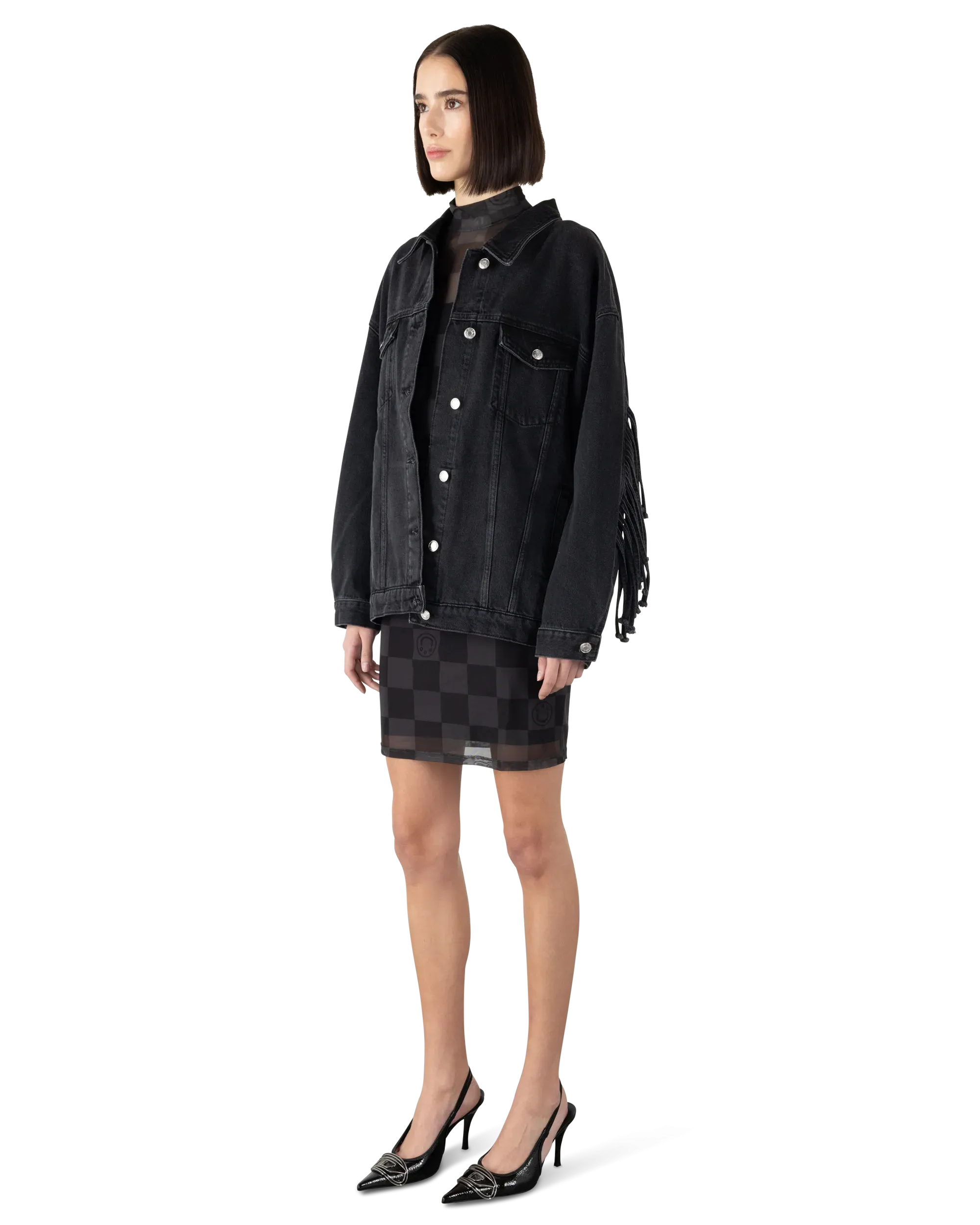 Icon 2 Fringe Denim Jacket