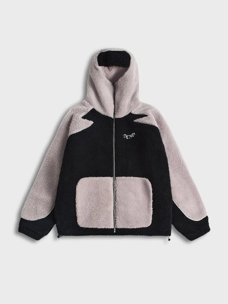 IGNITE - Wolf Grey & White Sherpa Ninja Fleece