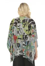 INOAH FLORAL BEAM O/S SHAWL
