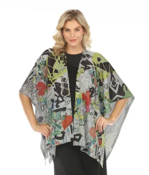 INOAH FLORAL BEAM O/S SHAWL