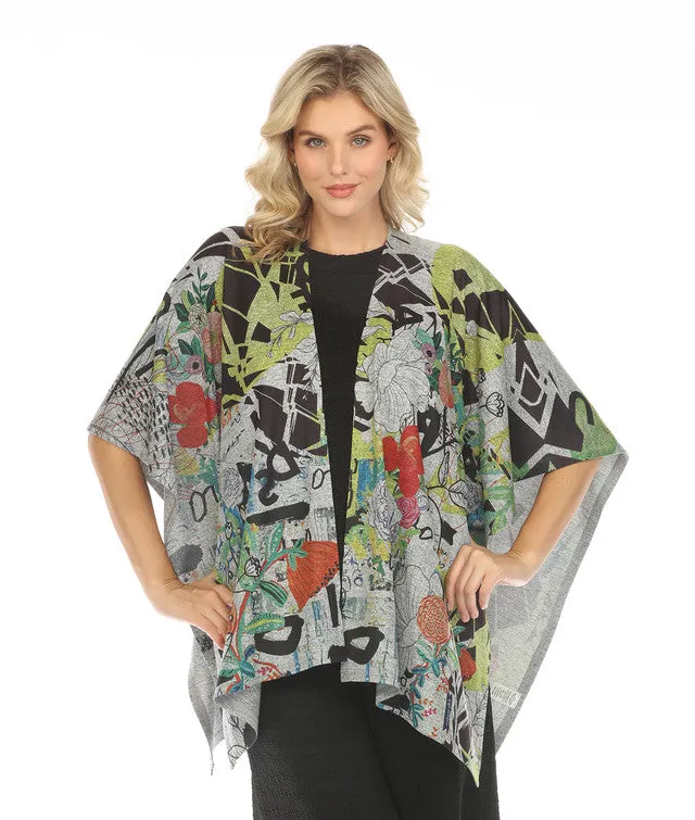 INOAH FLORAL BEAM O/S SHAWL