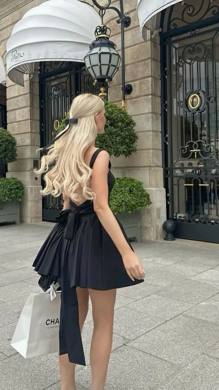 JazzHer Sexy A Line Straps Black Short Homecoming Dresses st Birthday Outfit (PRE-ORDER)