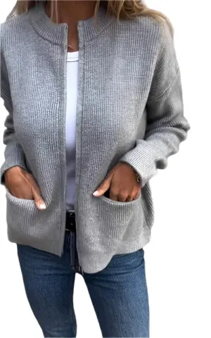 Josephine - Zip-Up Cardigan
