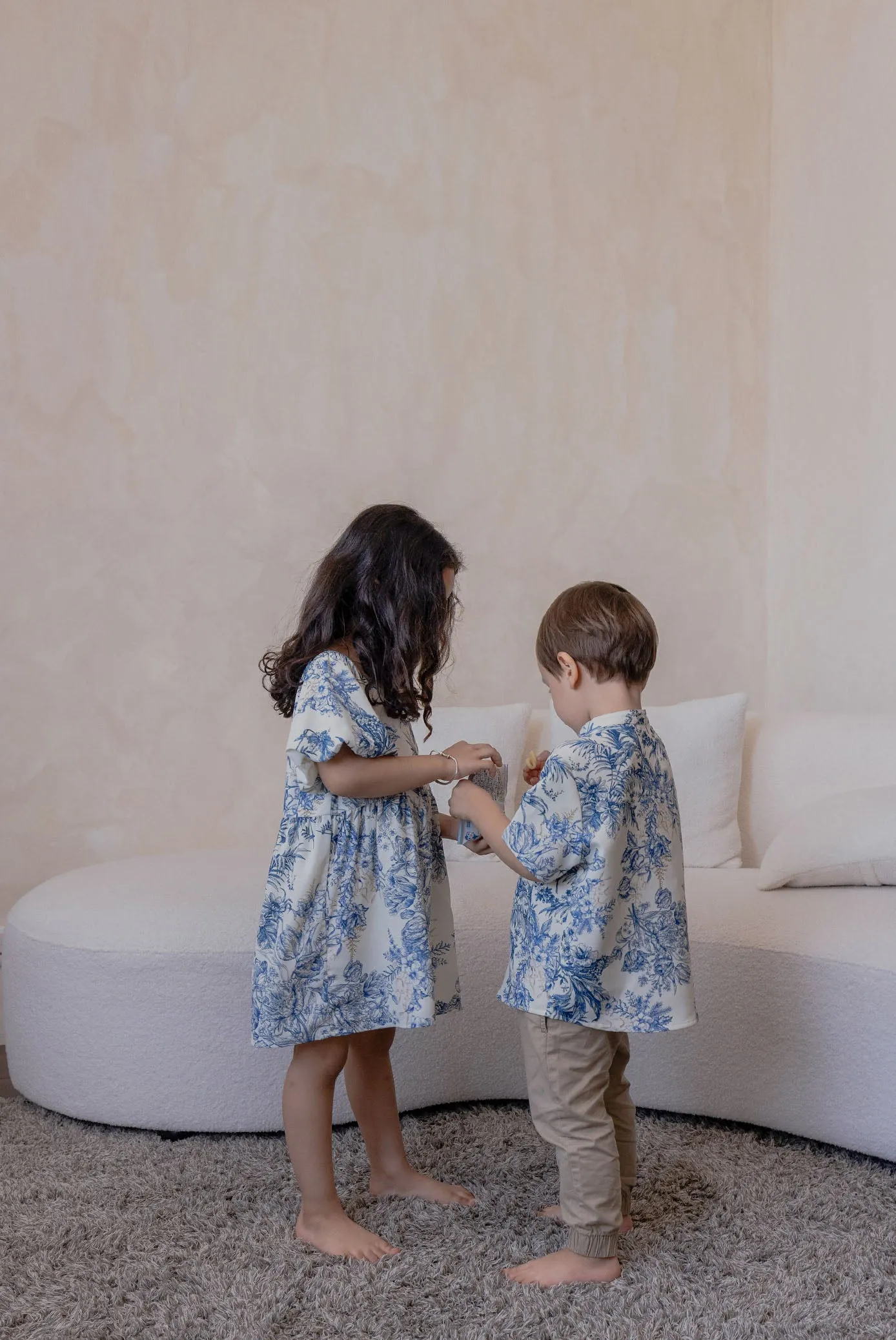 *Kids* TDC Athena Chinoiserie Girl Puffy Dress