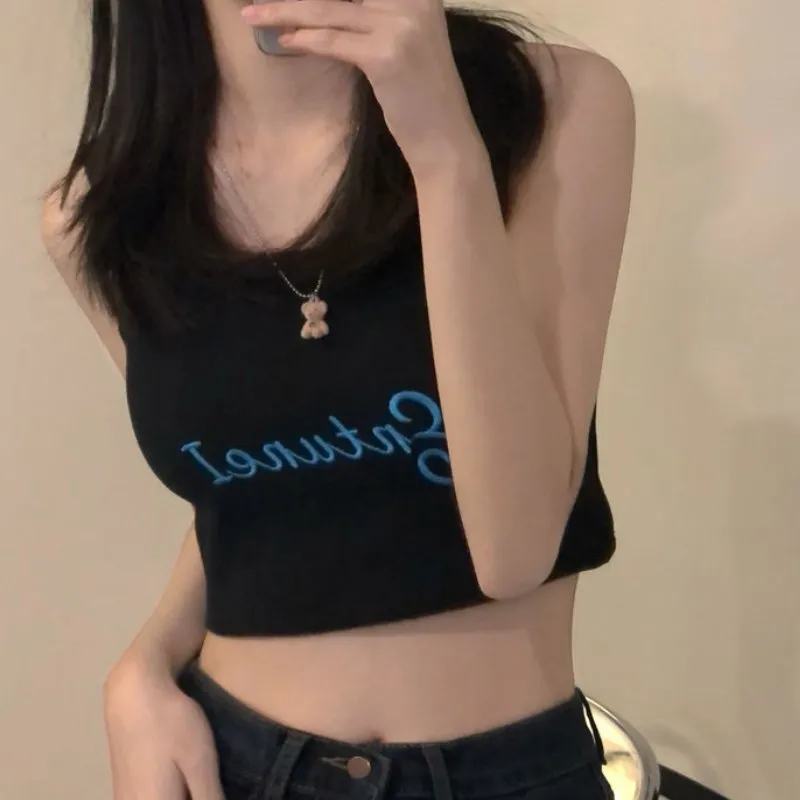 Korean Fashion Knitted Tank Top