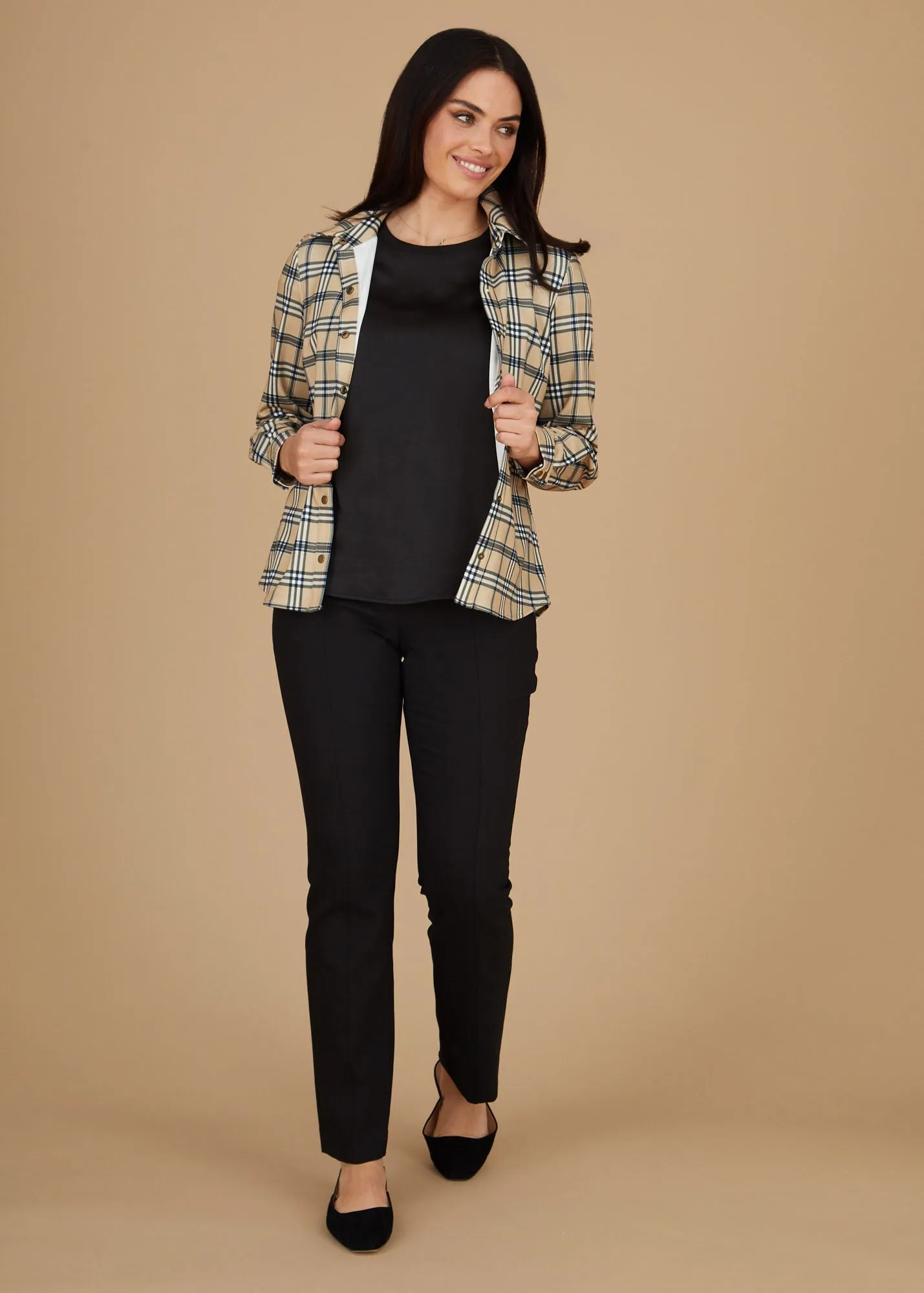 Kyle Snap Shirt - Bur Plaid: FINAL SALE