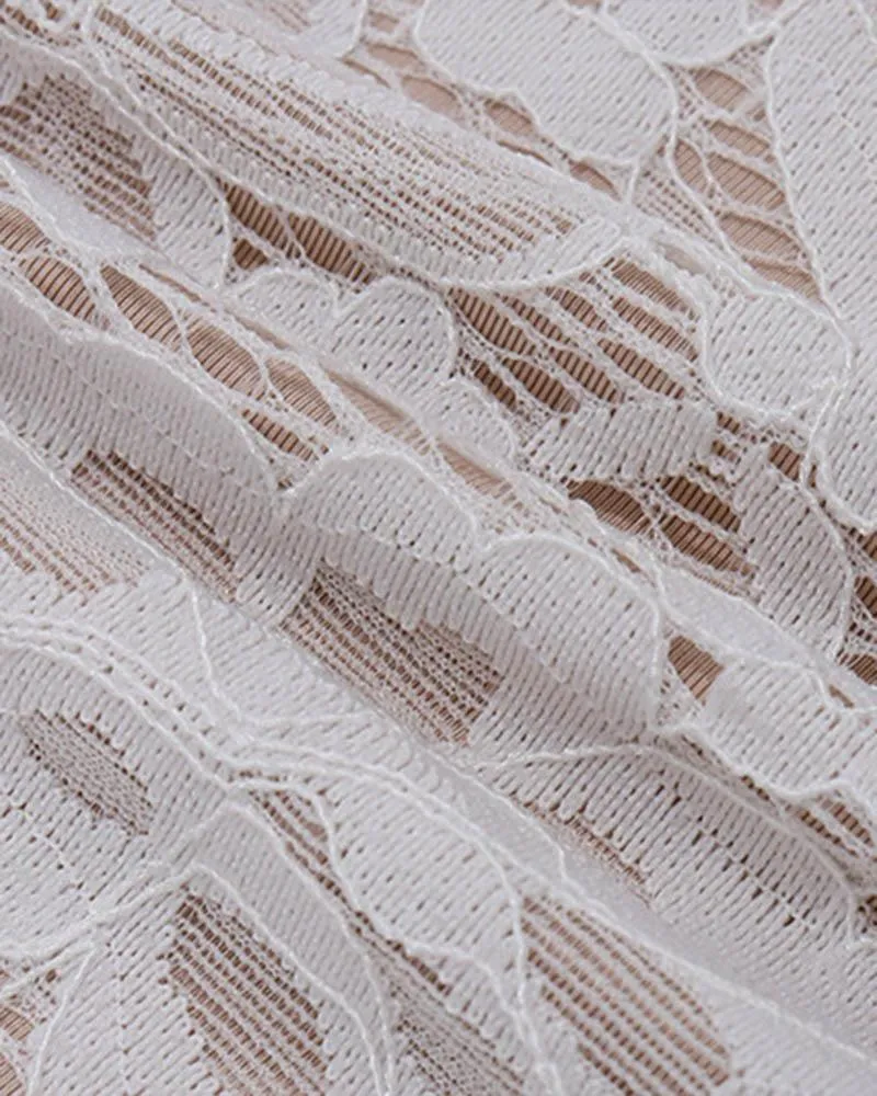 Lace Corset Mini Dress
