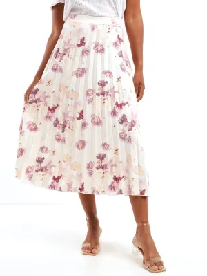 Ladies Asymmetrical Pleated Skirt