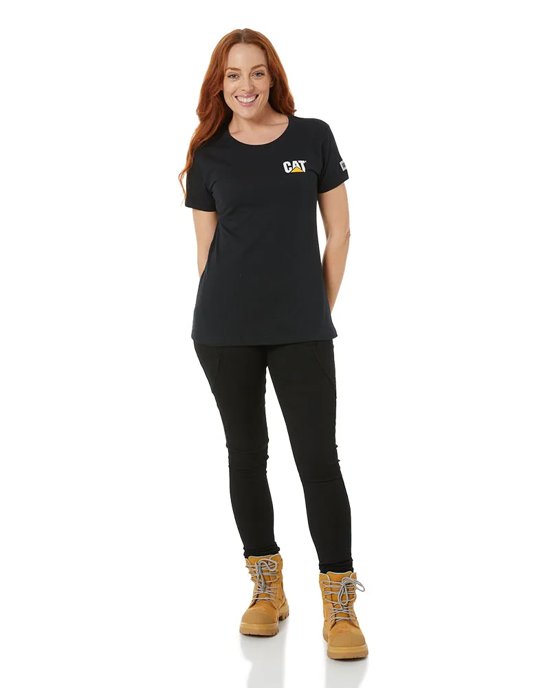 Ladies Trademark SS Tee - Black
