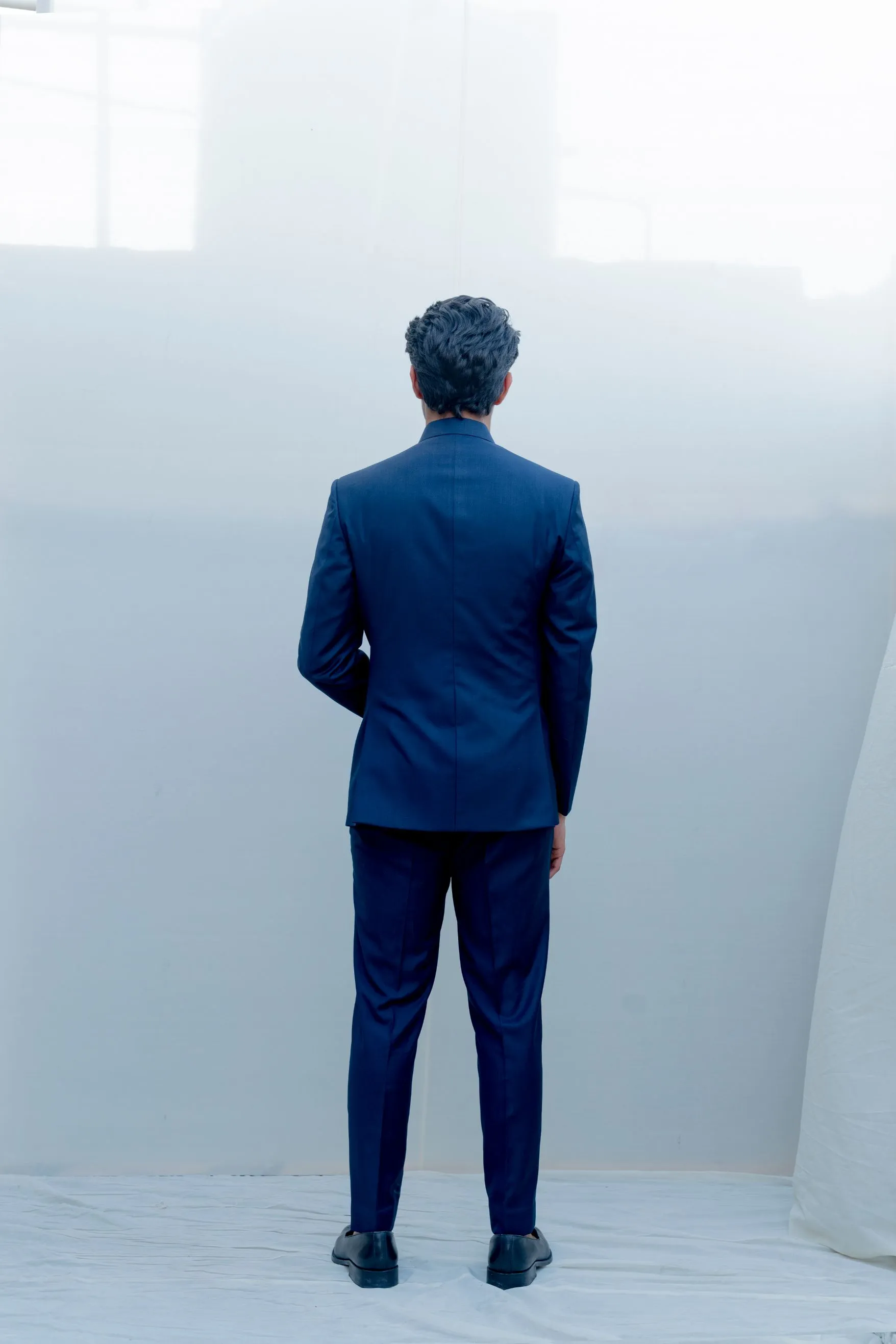 Lapis Lazuli - Dark Blue Indo Western Jacket Set