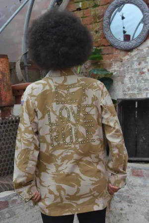 Let Love Rule Desert Camo Jacket