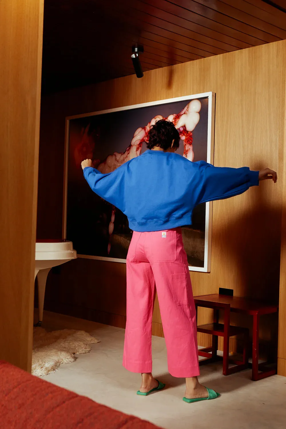 L.F. Markey Crispin Sweatshirt // Cobalt