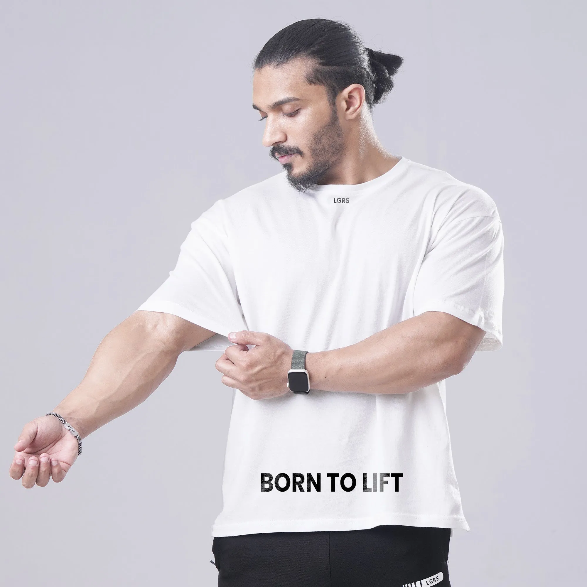 LIFT WHITE OVERSIZED TEE
