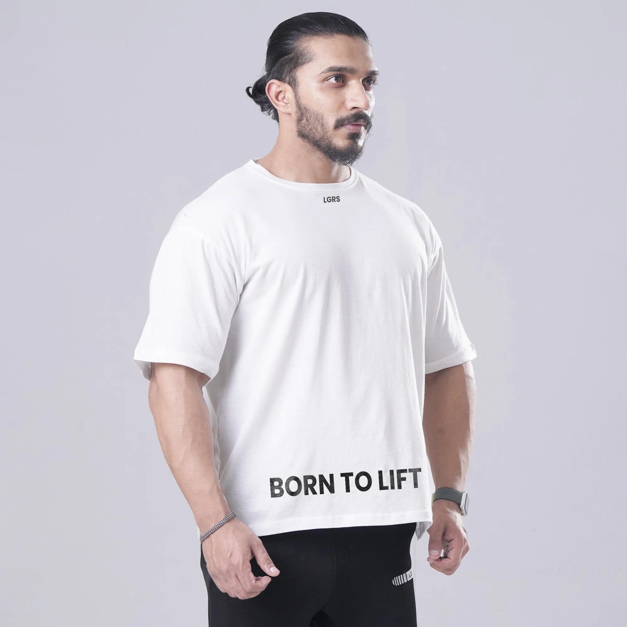 LIFT WHITE OVERSIZED TEE