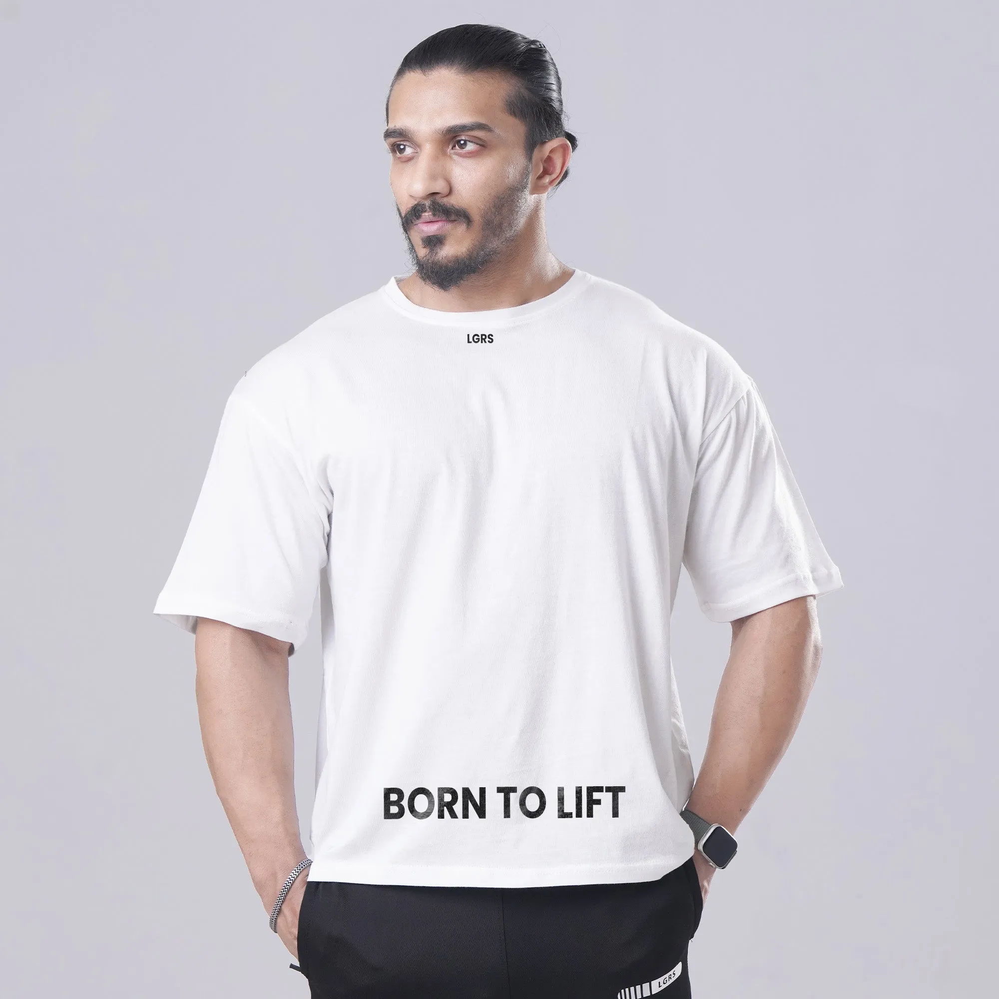 LIFT WHITE OVERSIZED TEE