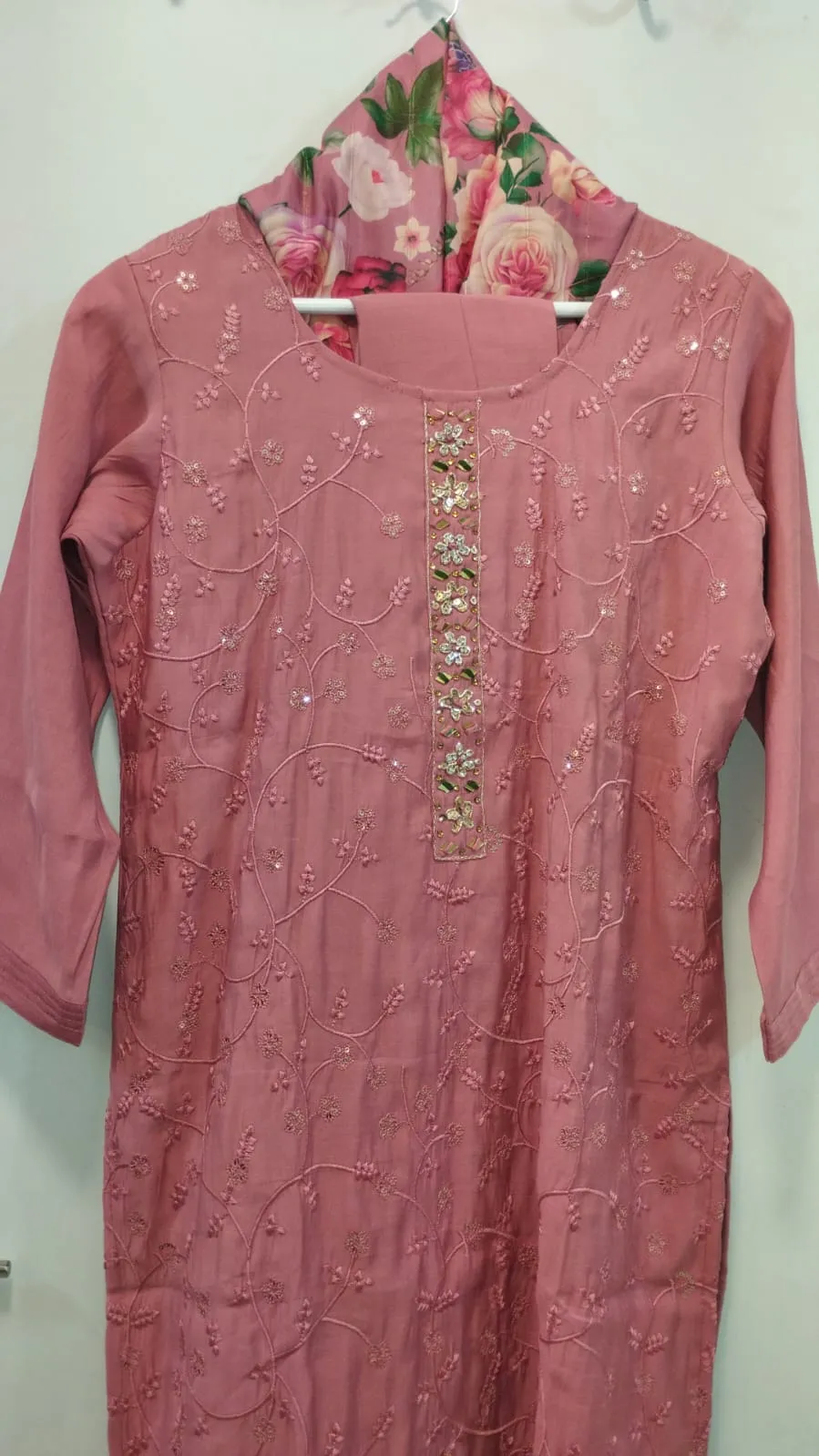 LIGHT ONION PINK, SALWAR KURTA DUPATTA set