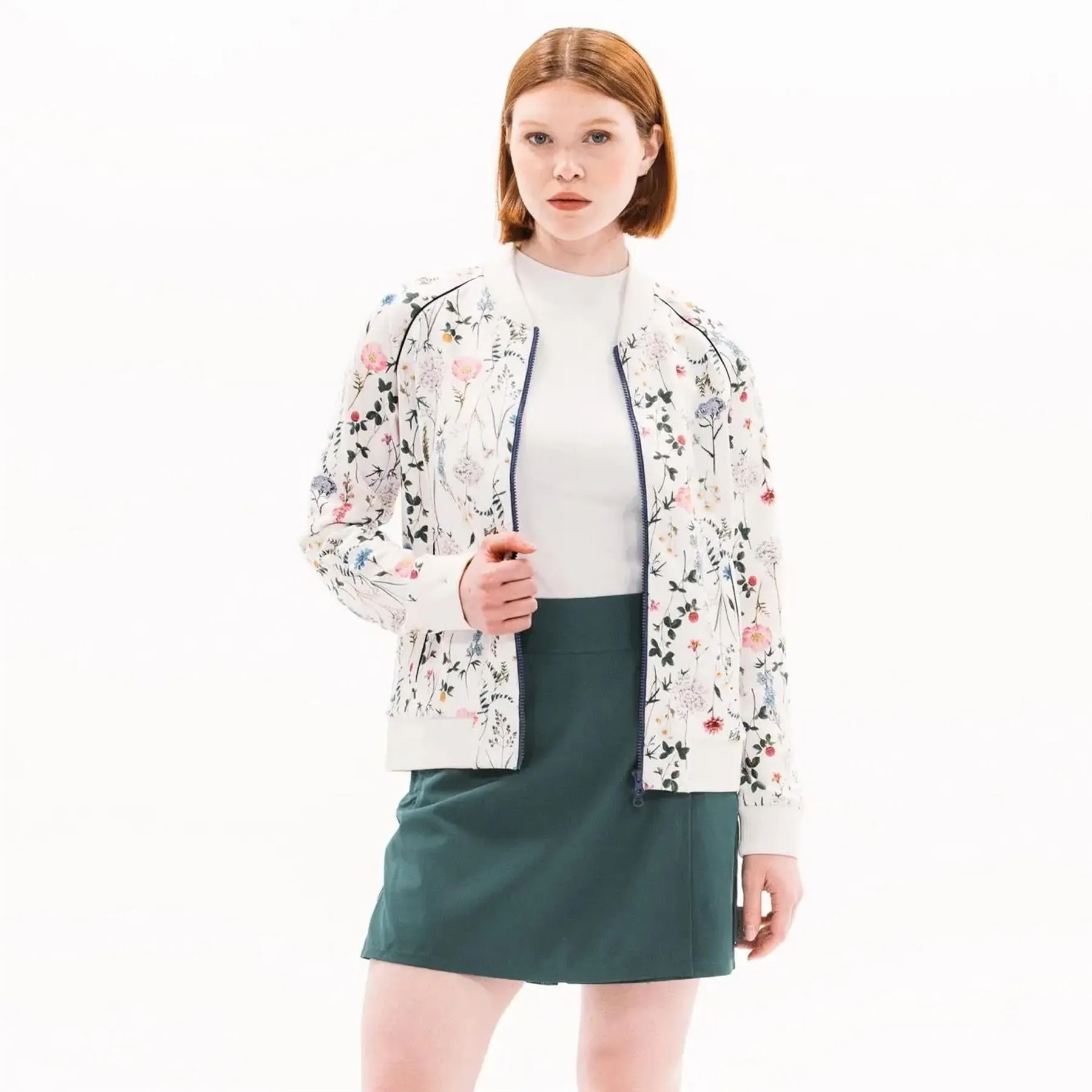 Lightweight Wrap Skort Green