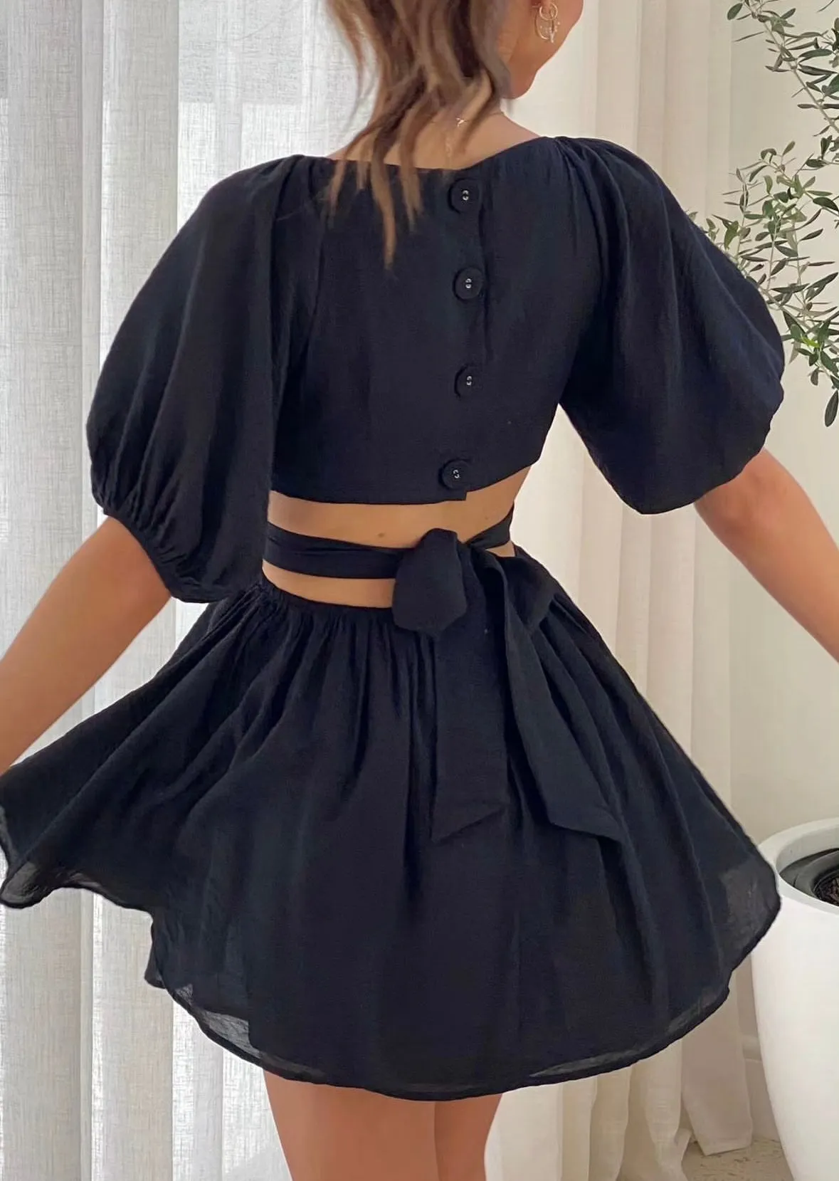 Little Black Magic Dress