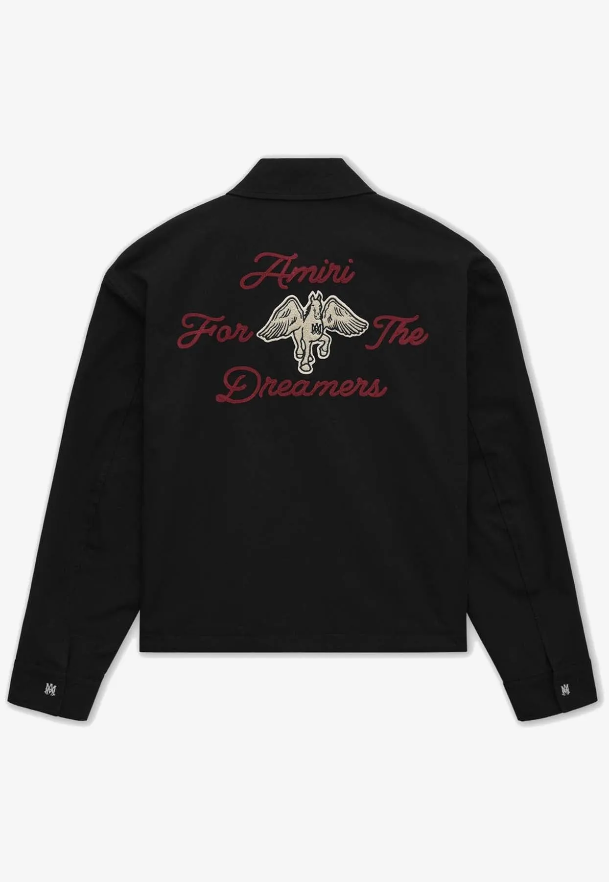 Logo Embroidered Zip-Up Jacket