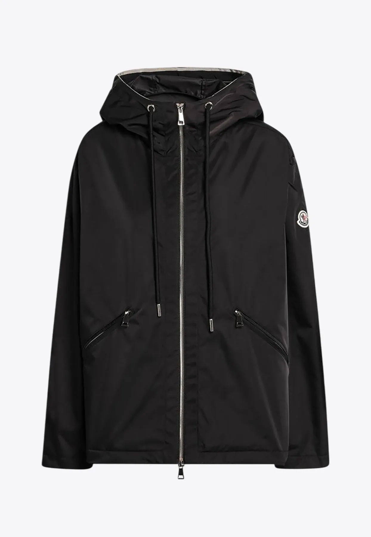 Logo Patch Windbreaker Jacket