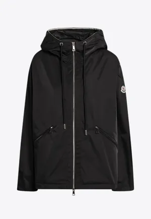 Logo Patch Windbreaker Jacket