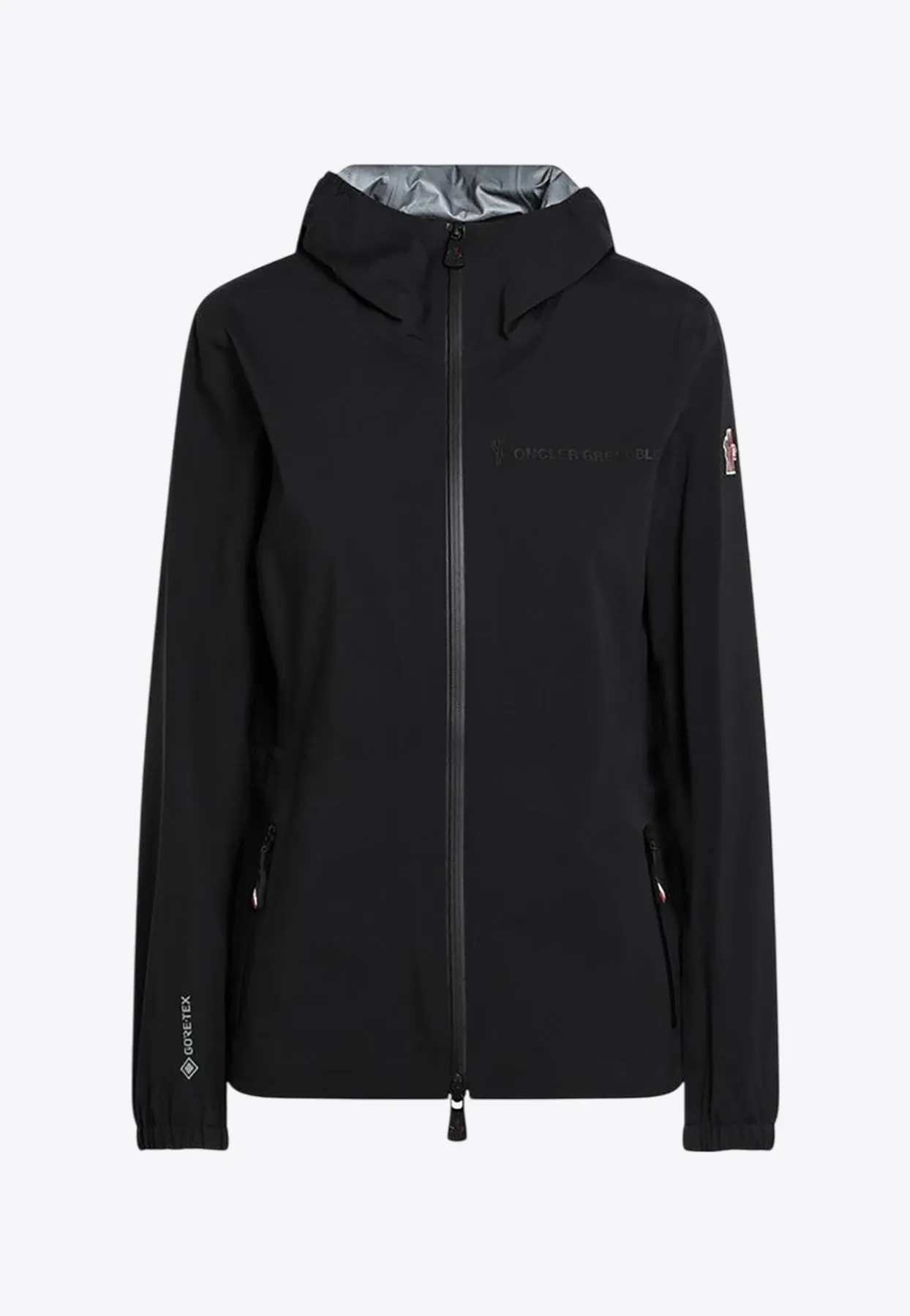 Logo Patch Zip-Up Jacket