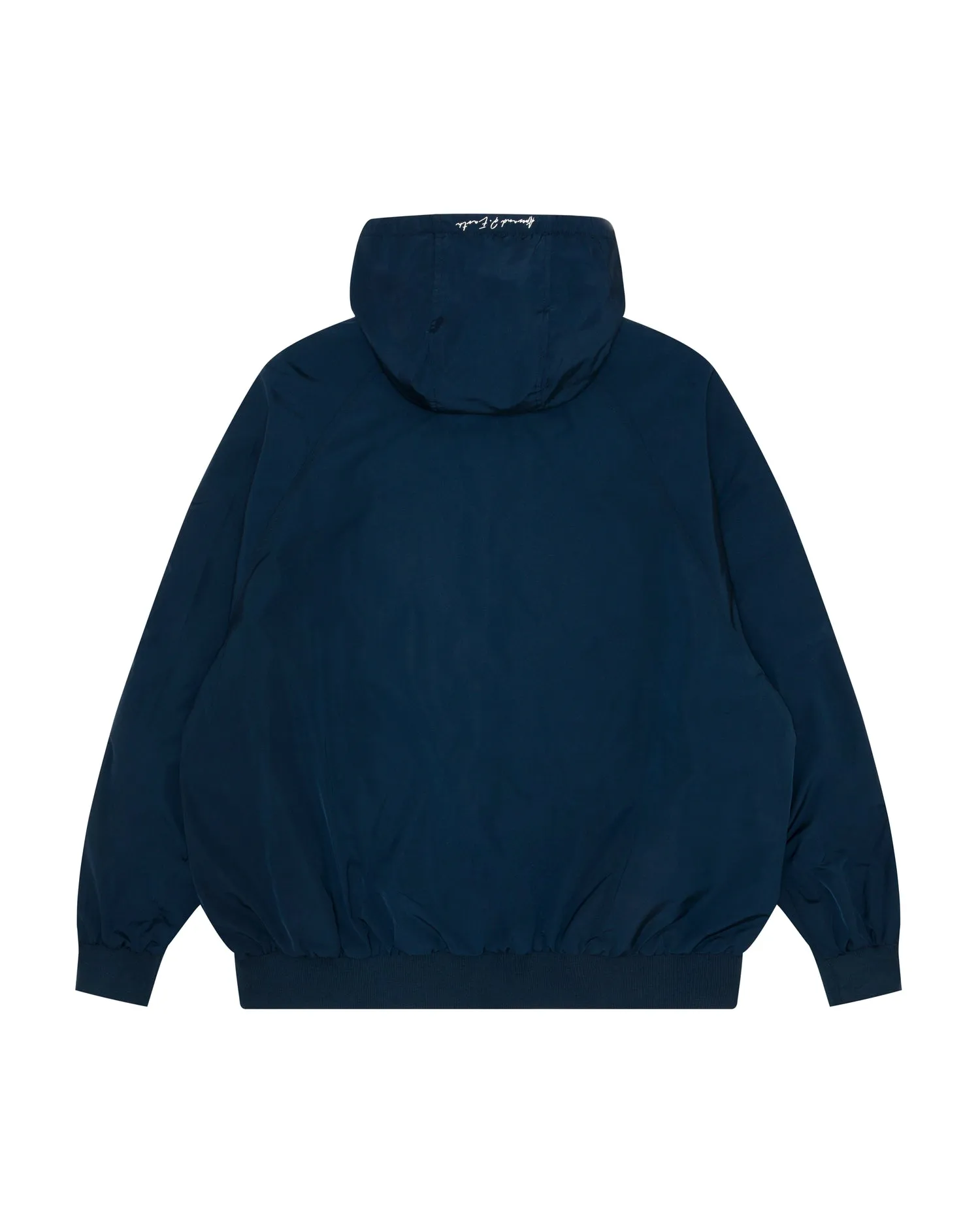Logo zip-up hooded jacket