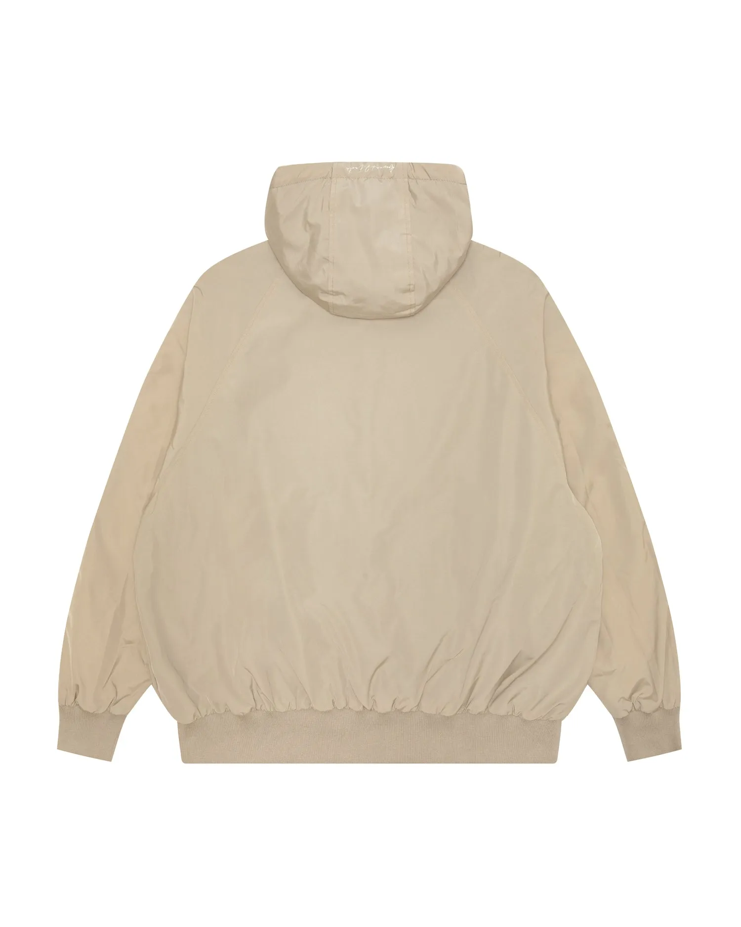 Logo zip-up hooded jacket