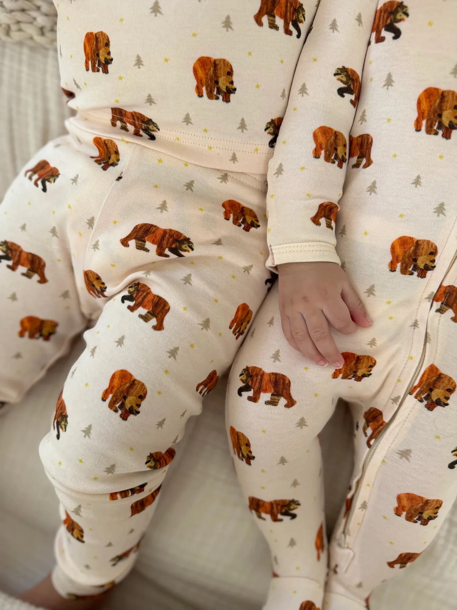 Lovedbaby - PJ Set - Brown Bear