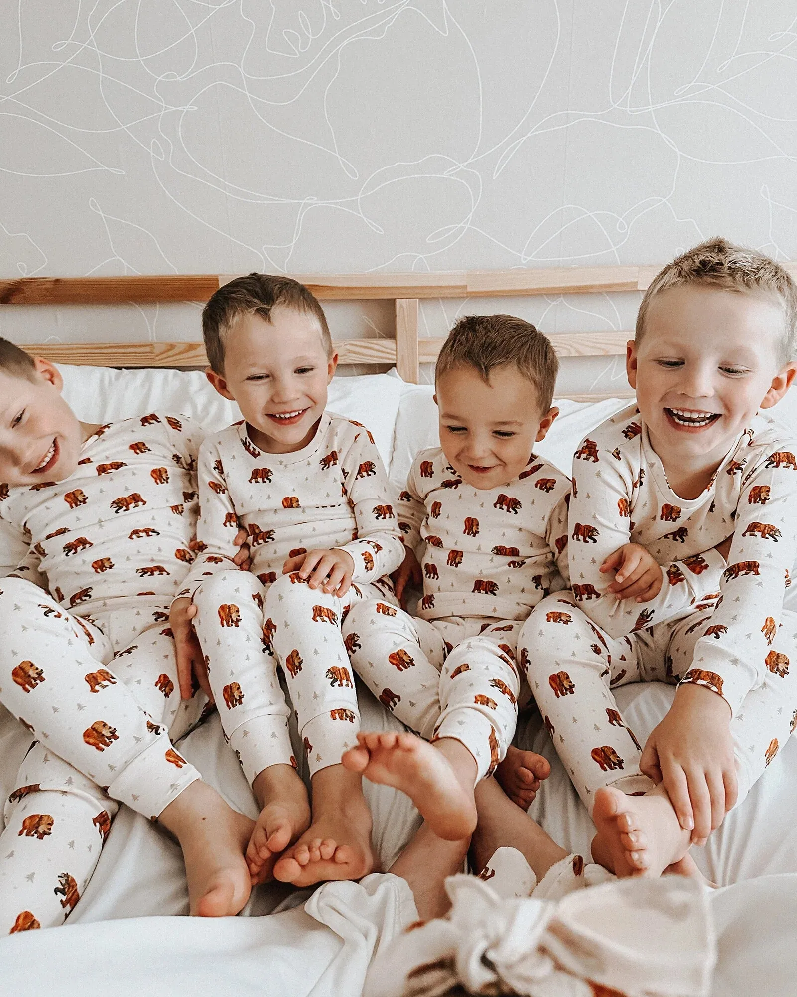 Lovedbaby - PJ Set - Brown Bear