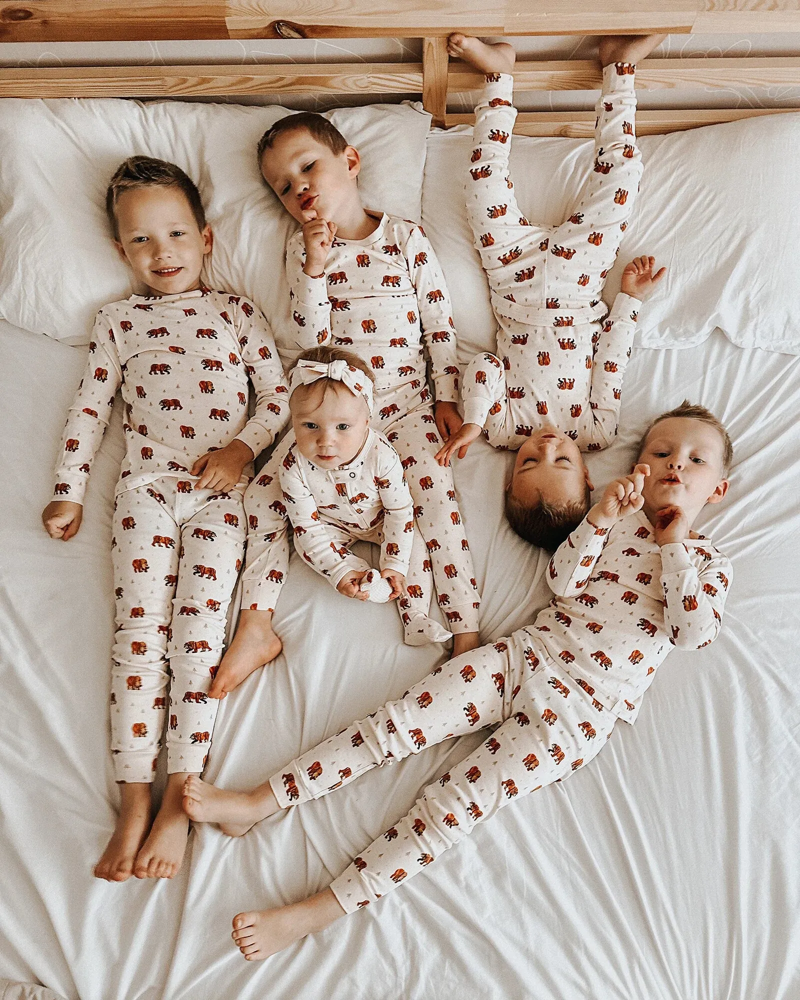 Lovedbaby - PJ Set - Brown Bear