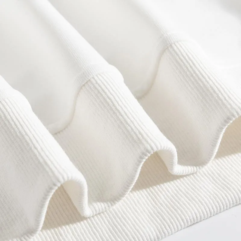 Lovely Christmas O-Neck White Sweater D