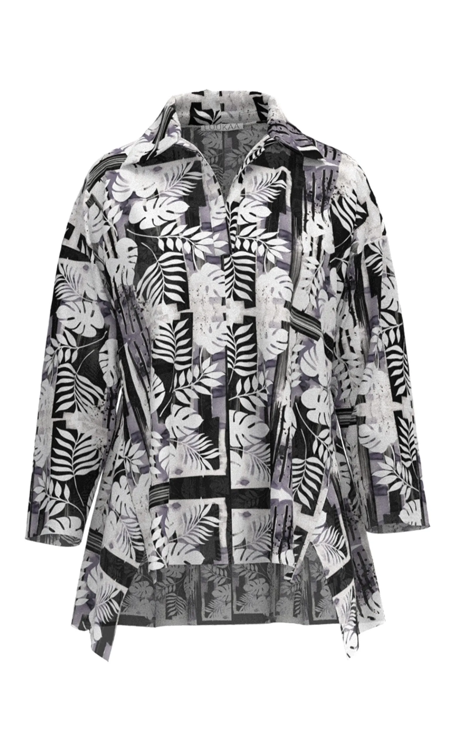 Luukaa Leaf Print Top