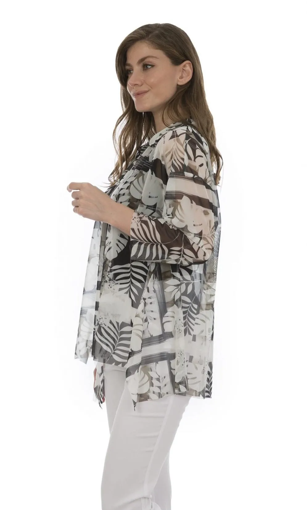 Luukaa Leaf Print Top