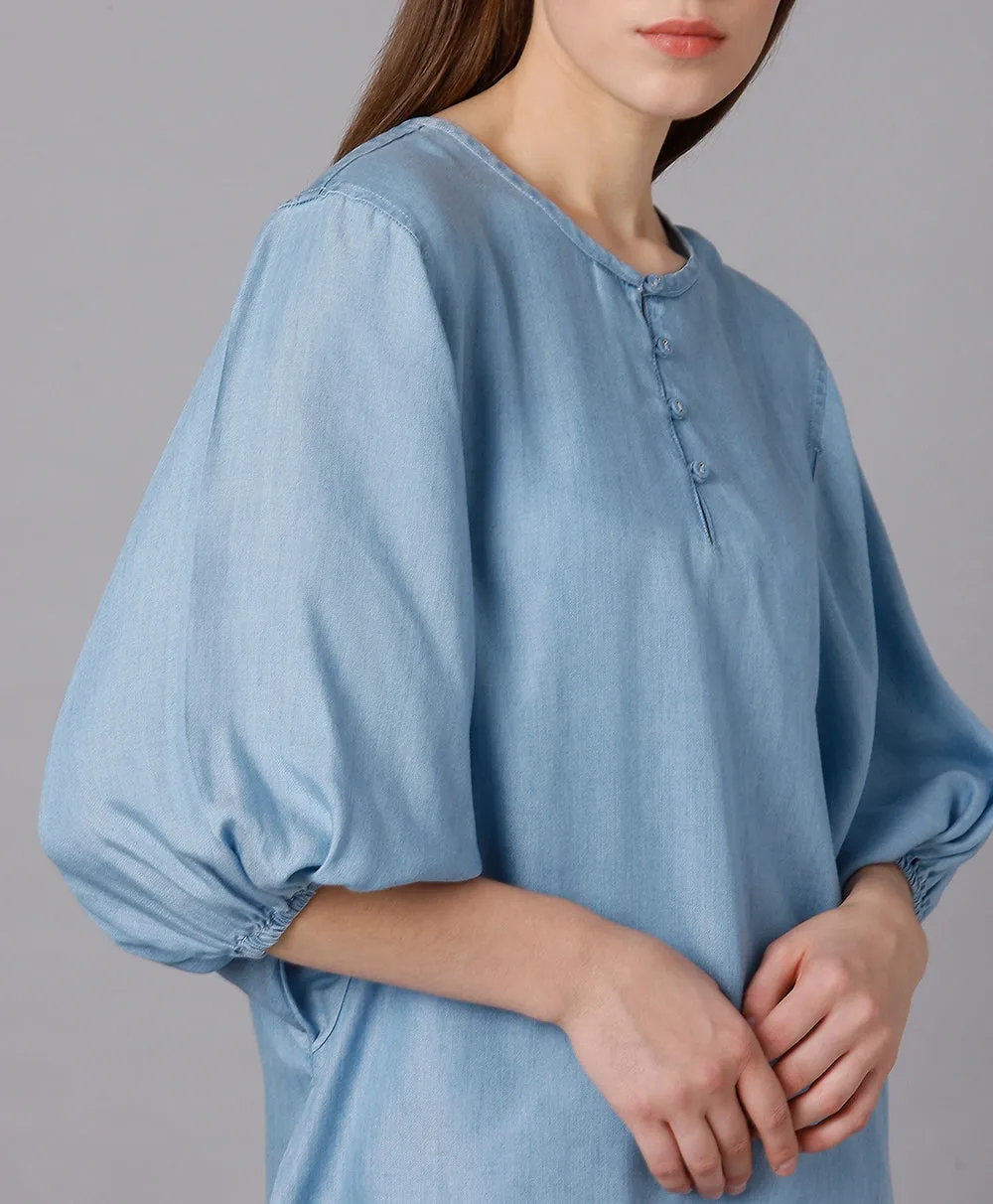 Lyocell Round Neck Top