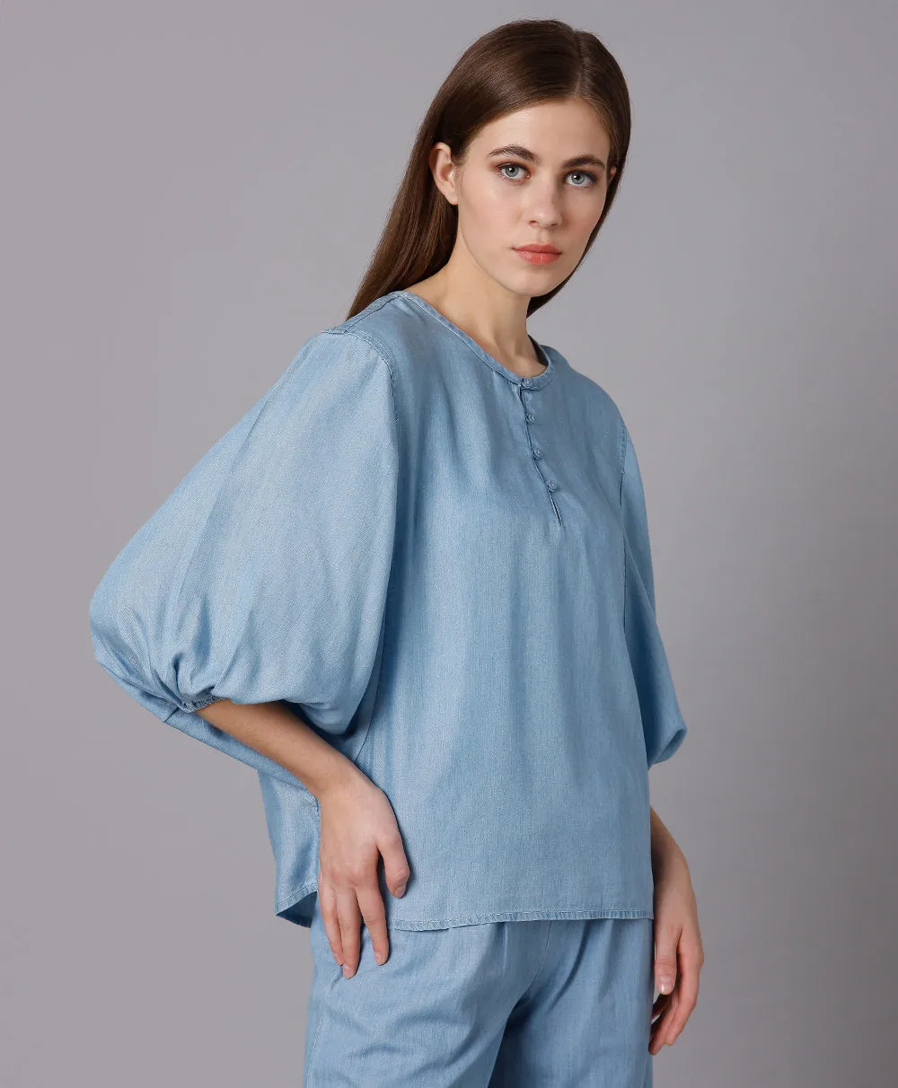 Lyocell Round Neck Top