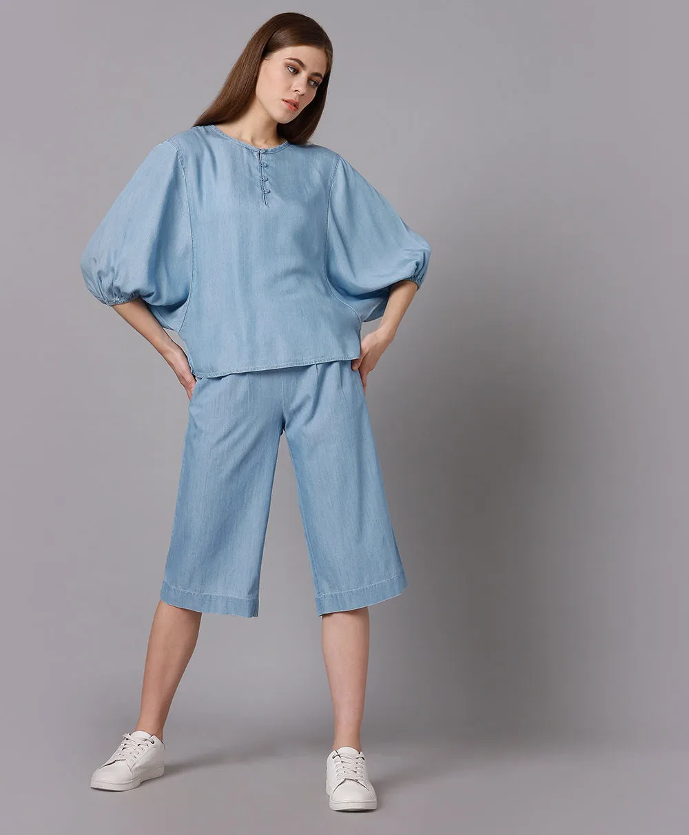 Lyocell Round Neck Top