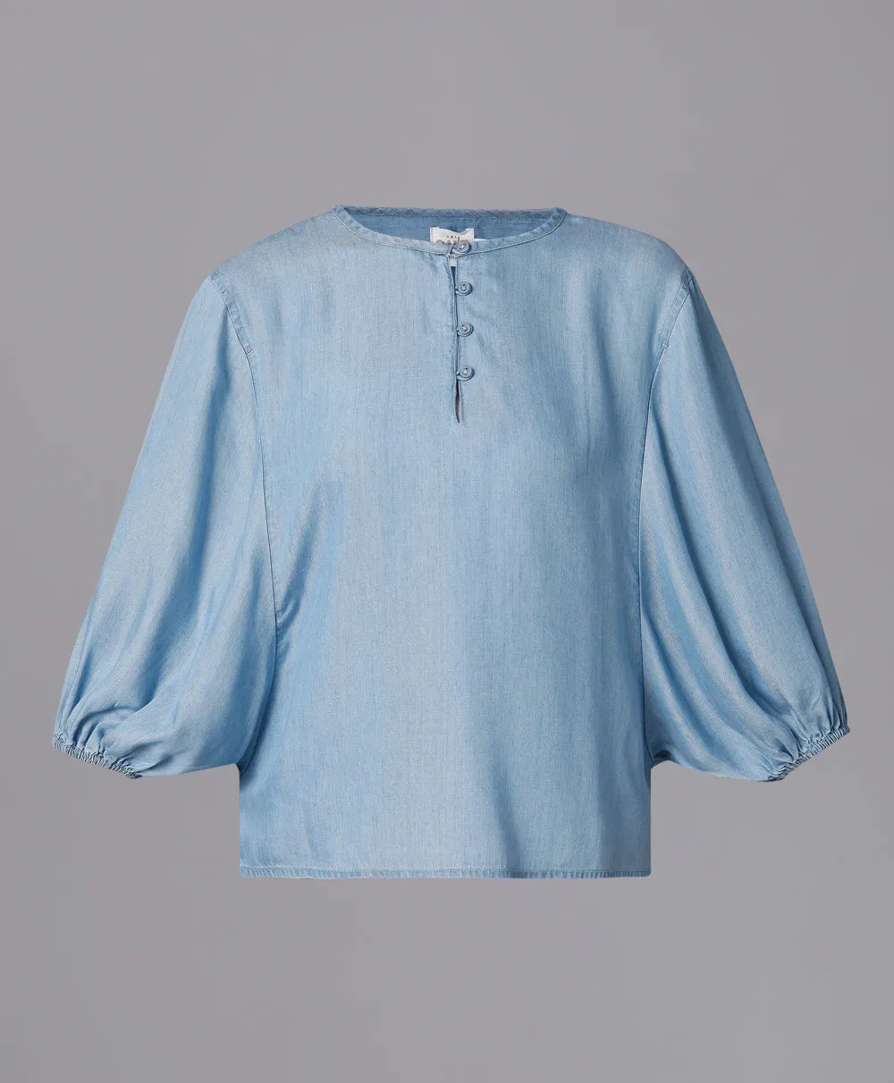 Lyocell Round Neck Top