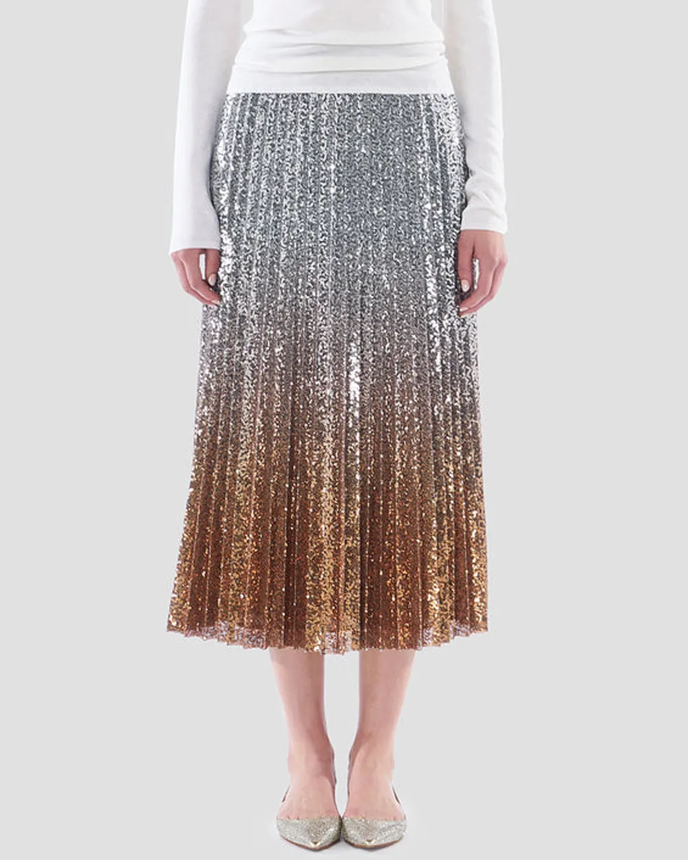 Matte Metals Ombre Belinda Skirt
