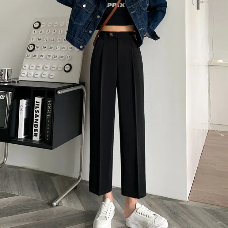 Mavise Straight Cut Cropped Pants