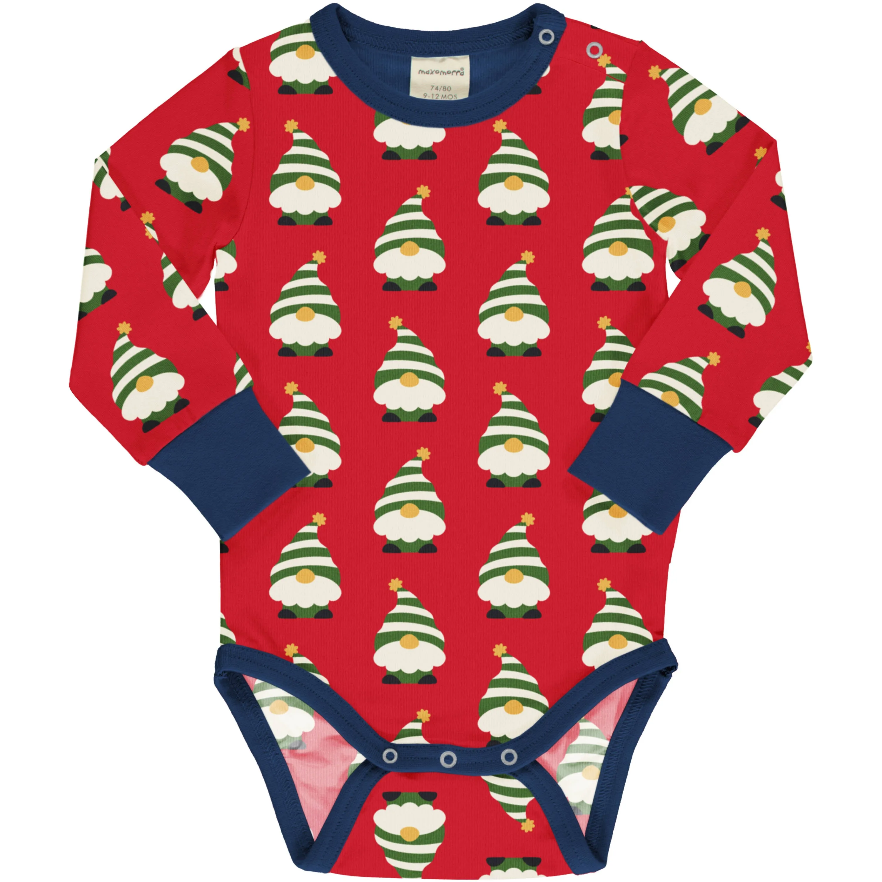 Maxomorra Swedish Santa Bodysuit