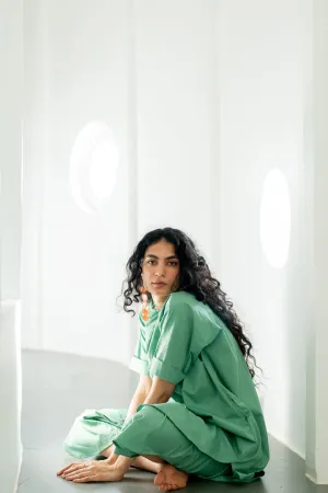 Meadows green Tunic with Pants