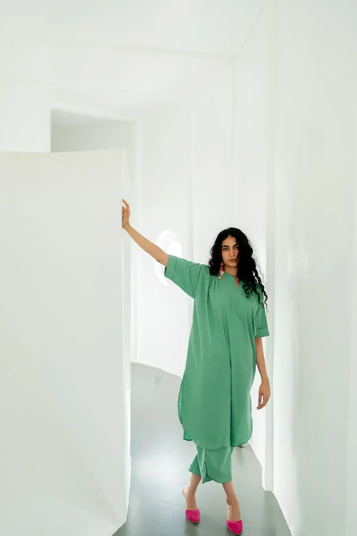 Meadows green Tunic with Pants