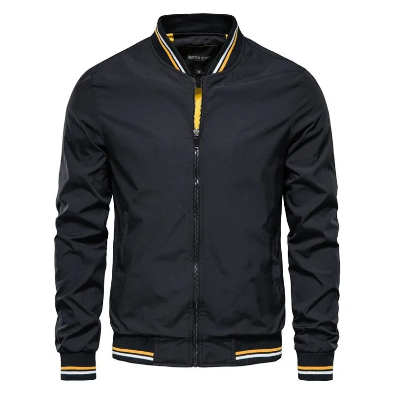 Men's bomber jacket - lightweight zip-up jacket for everyday versatility
