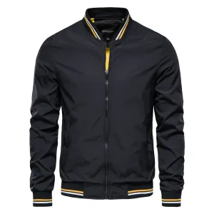 Men's bomber jacket - lightweight zip-up jacket for everyday versatility