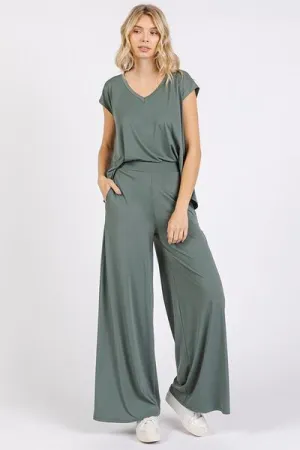 Mittoshop Yoga Air Stretch Wide Leg Pants