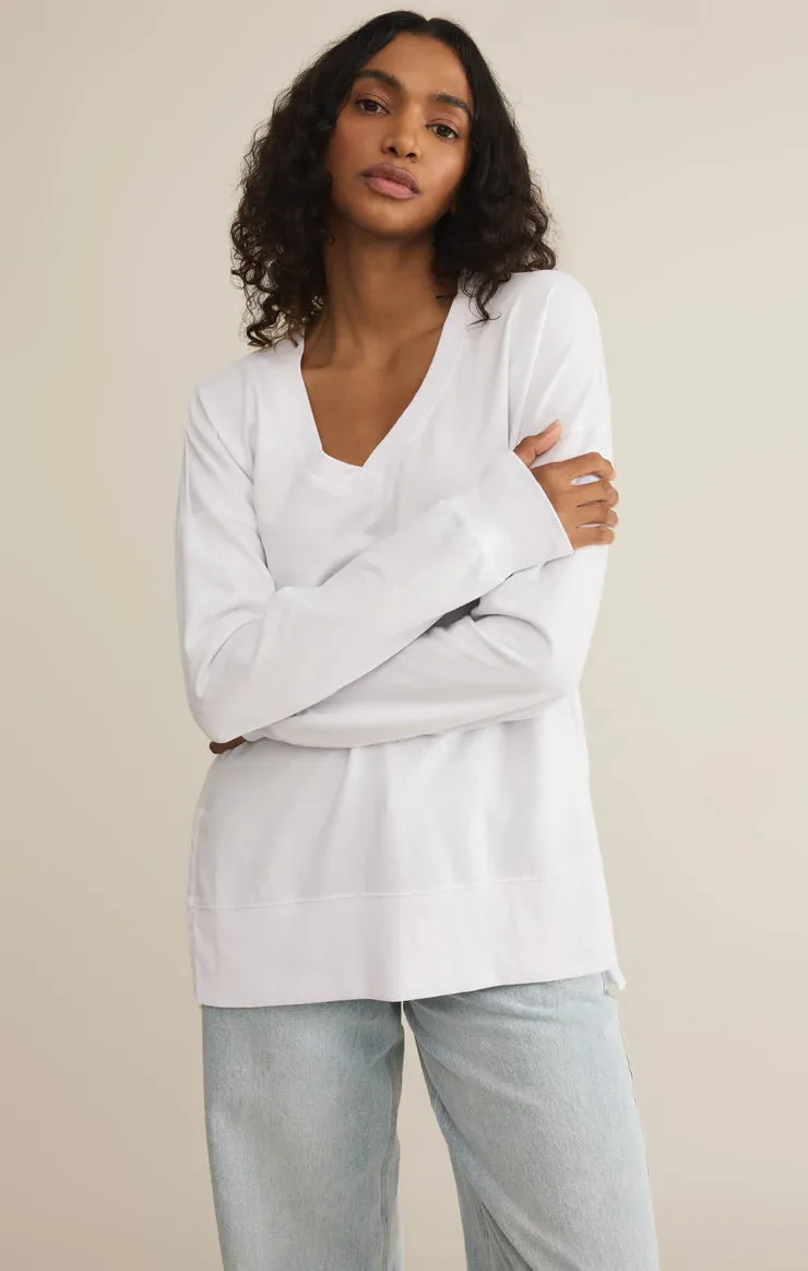 Modern V Neck Top