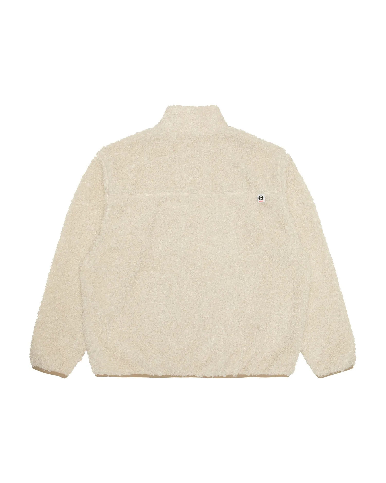 Moonface logo sherpa fleece jacket
