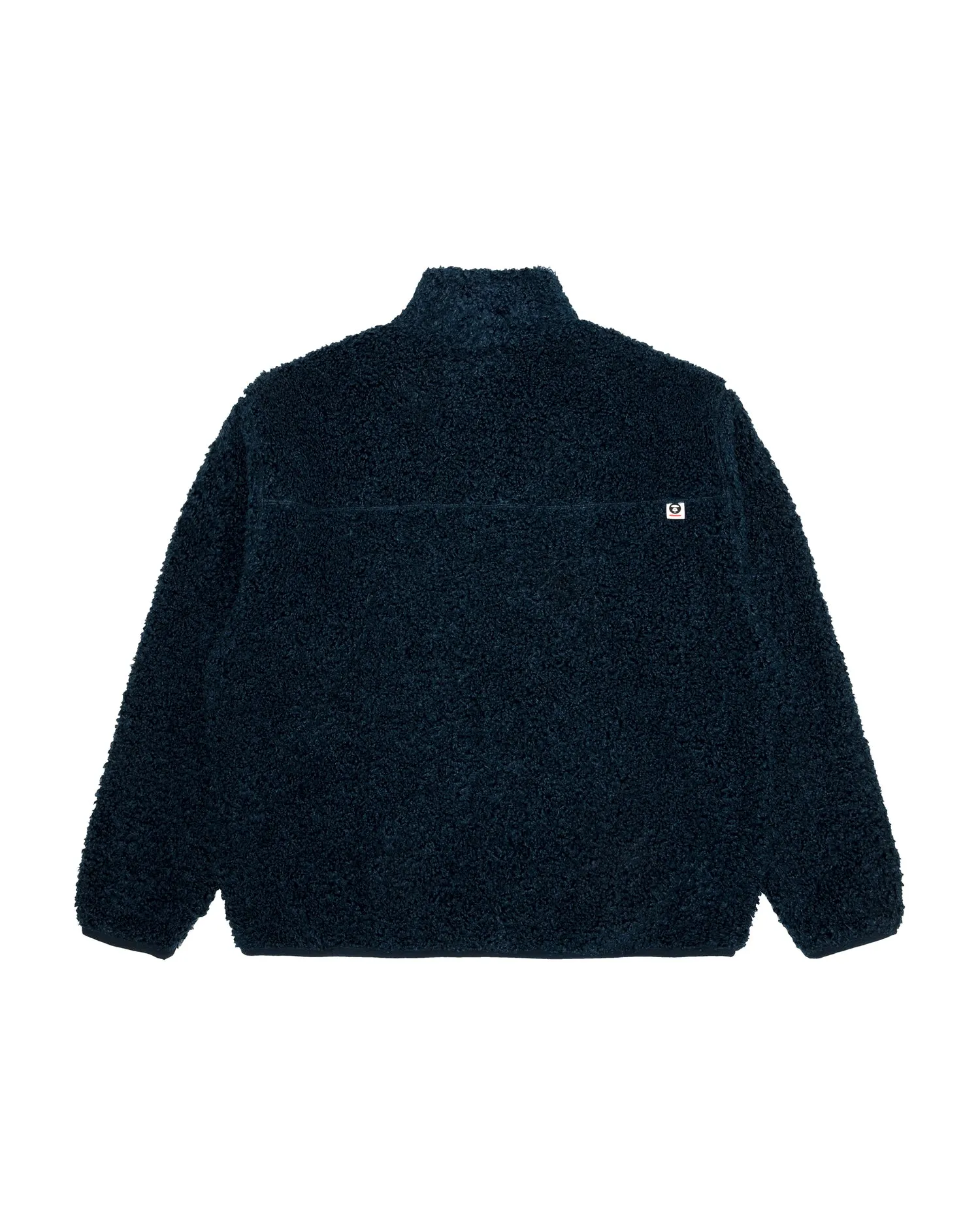 Moonface logo sherpa fleece jacket